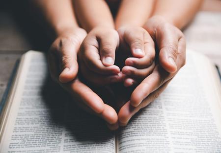 praying with child