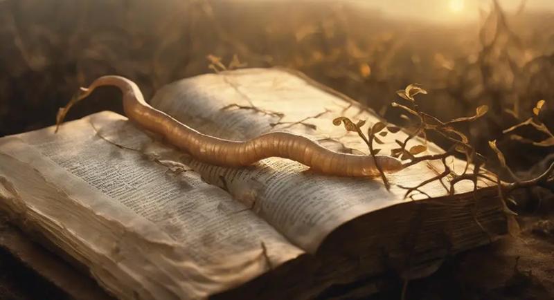 Bible and worm