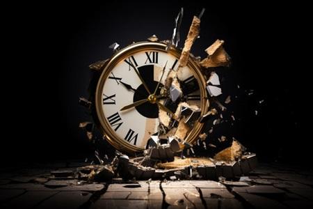 shattered clock