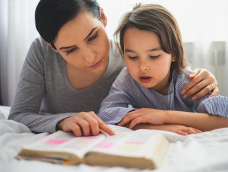 child reading