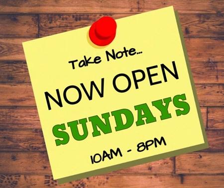 open Sunday