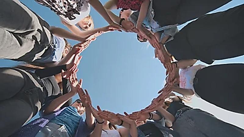 circle of people