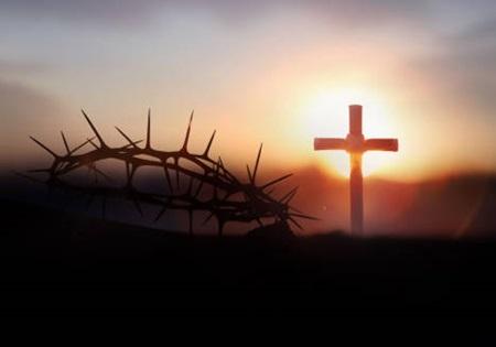 crown of thorns and cross