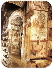 Artwork in Rome's Catacombs 